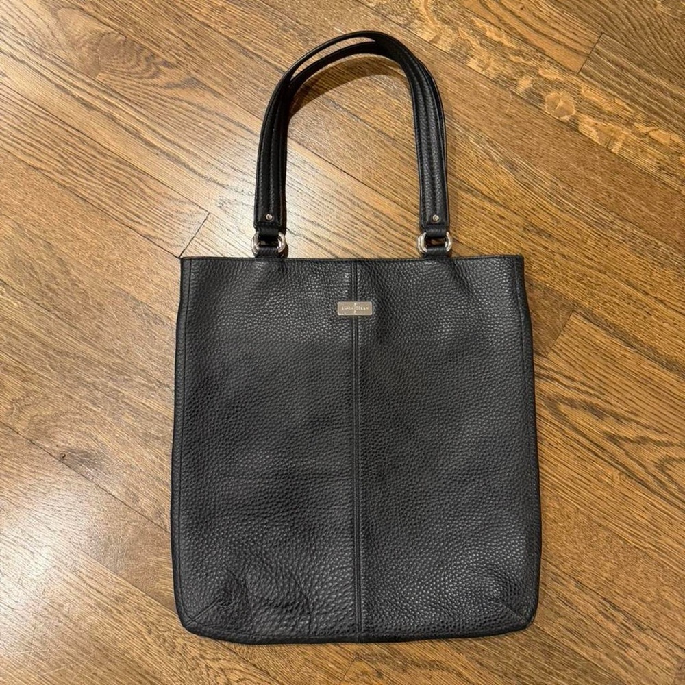 Cole Haan Black Leather Tote Bag